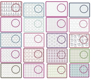 Stickserie ITH - Mug Rugs Basic 3